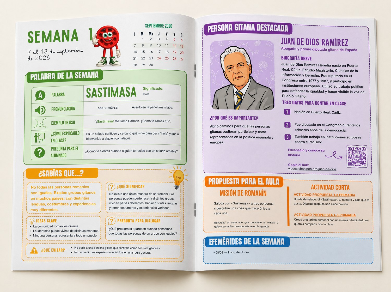 La guía docente abierta por la semana 1